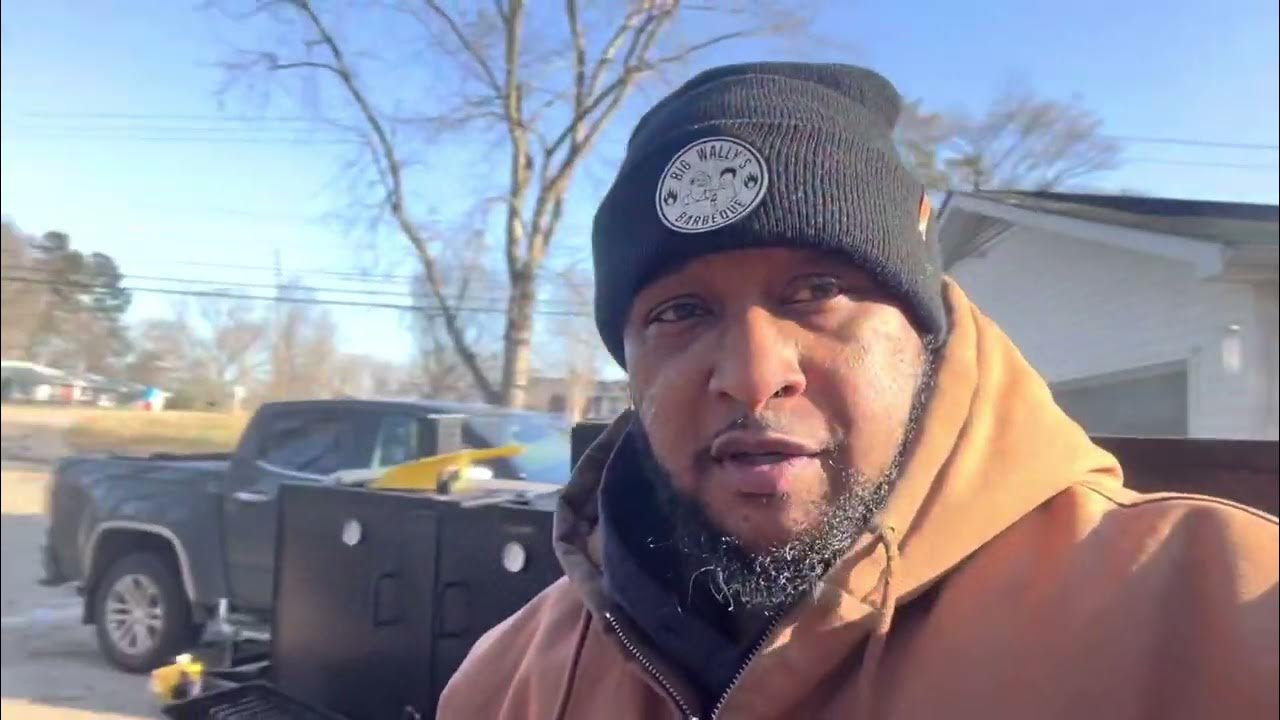 Christmas with big wallys barbecue a brutally cold day youtube
