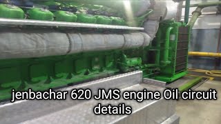 Jenbachar Engine JMS 620 Oil circuit details