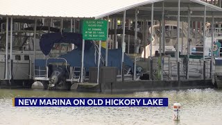 New marina on Old Hickory Lake