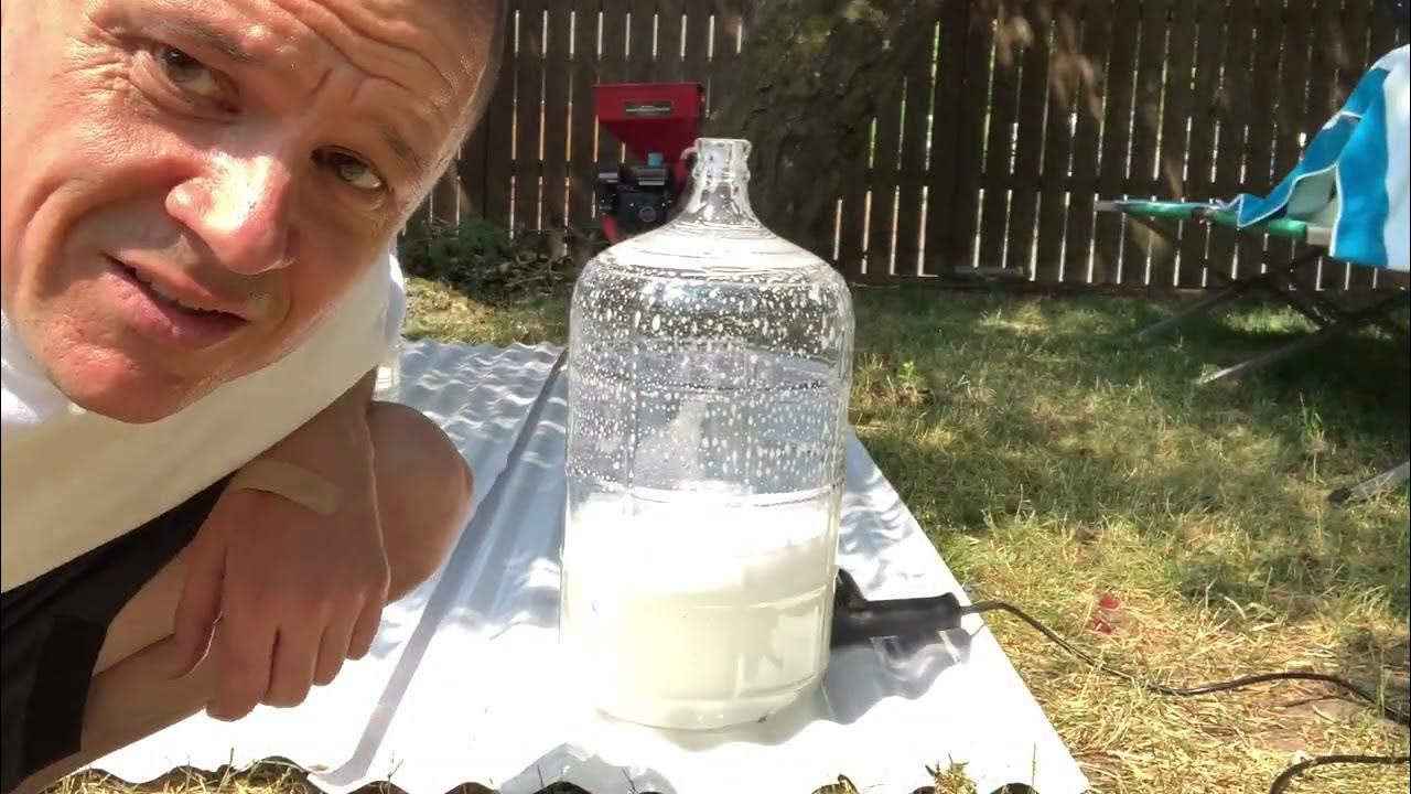 How to clean a carboy for home brewing in a minute or two with a power