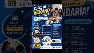 #curso #verano #2026 #secundaria #LEA #autlan