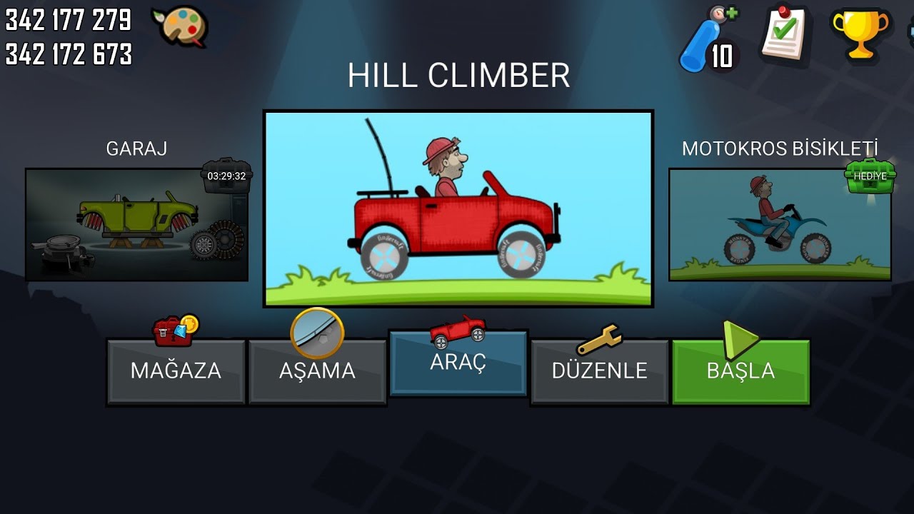 Hill climb racing