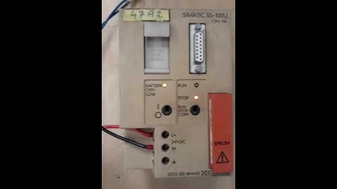 SIEMENS SIMATIC S5-100U MODULE 6ES5 100-8MA02