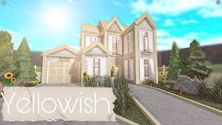 ROBLOX BLOXBURG: Yellowish Modern House || House Build