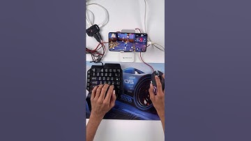 Phone me PC ke tarah Gaming karne Ke liye mouse and keyboard full set up tutorial Gaming test ￼