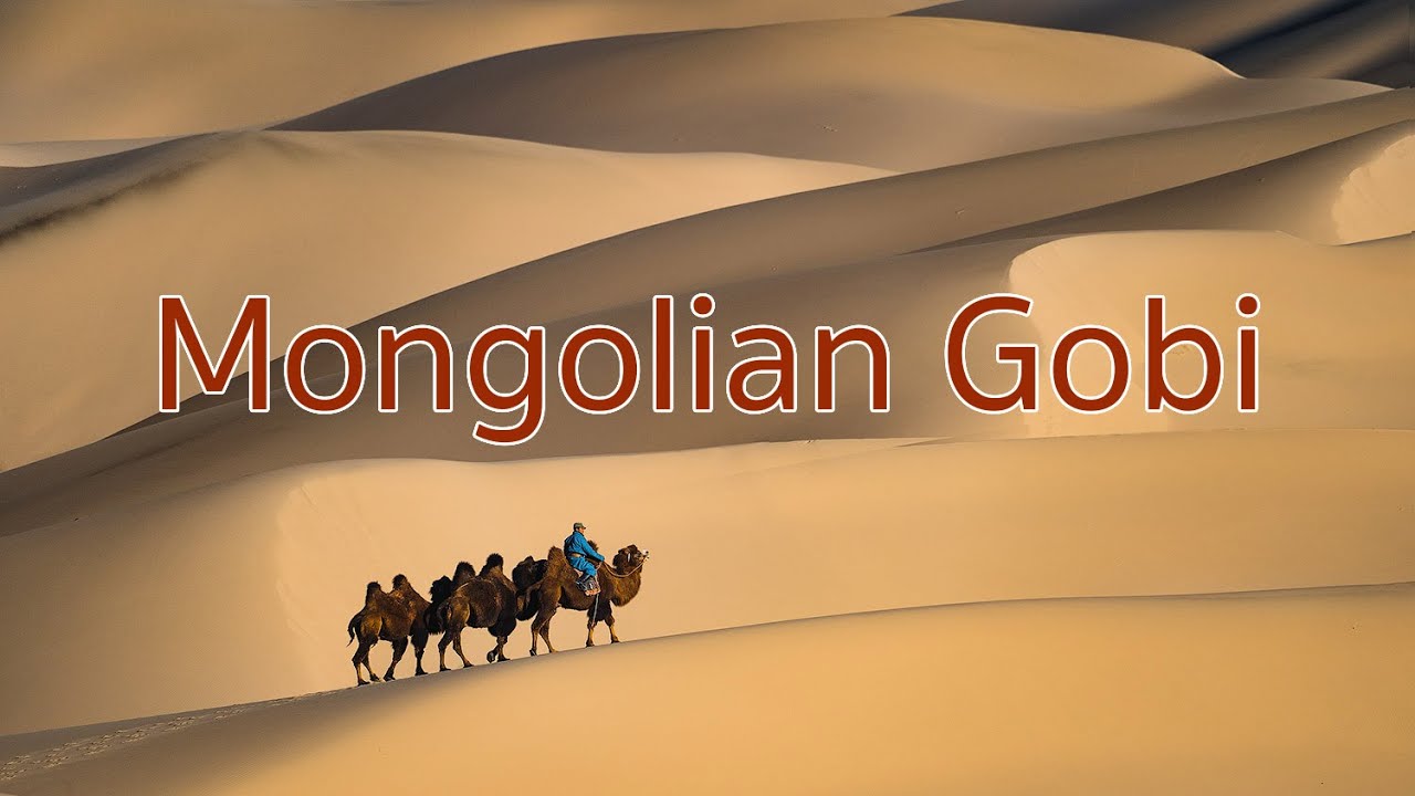 Пустыня Гоби в Монголии, песчаные дюны и грандиозные каньоны. 4K - YouTube