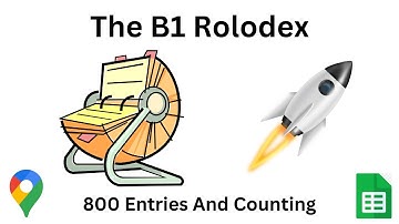 The B1 Rolodex Update: 800 Entries And Counting
