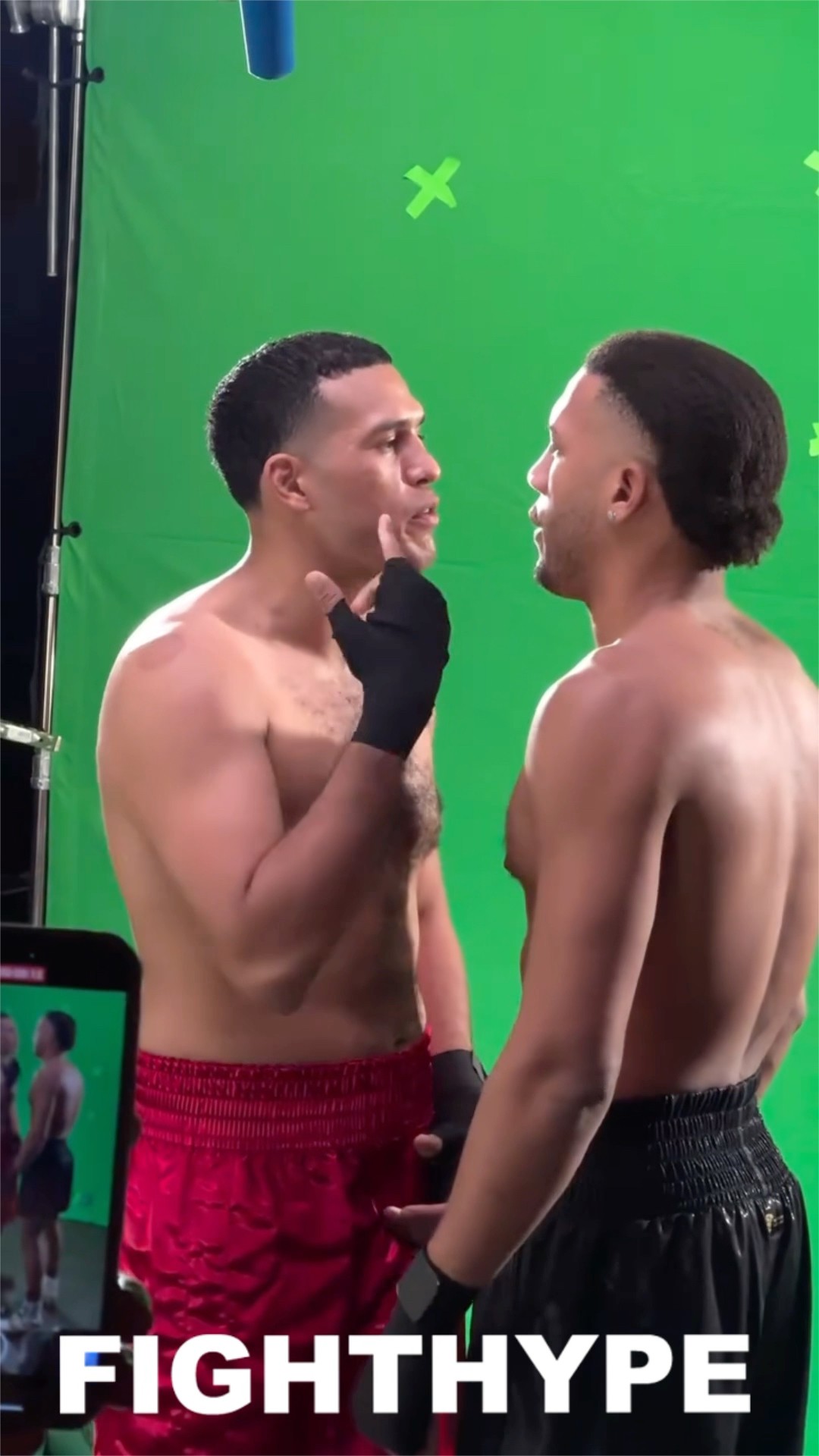 David Benavidez GOES AT IT with David Morrell during HEATED FACE to FACE CONFRONTATION