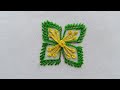 Unique new flower embroidery design #so unique flower embroidery full tutorials. 