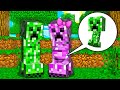 Minecraft NOOB vs PRO: HOW CREEPER GIRL BORN BABY! 100% TROLLING FAMILY KID CHALLENGE IN VILLAGE