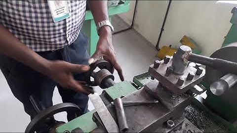 LATHE AND DRILLING PRACTICAL - FACING STEP TURNING PART 3