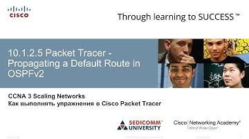 Курс Молодого Бойца Часть 3 2020 CCNA 3 SN 10.1.2.5 Packet Tracer - Распространение маршрута
