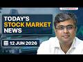 Daily Stock Market News(12-June-2026): World Bank Cuts GDP, US Inflation & EV Capex | Parimal Ade