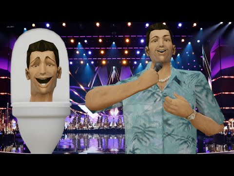 Tommy Sings Skibidi Toilet in America gots talent