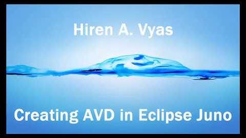 How To Creat Android Virtual Device AVD With Eclipse Juno   YouTube