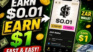 Zar Wallet Earn 1$ || Zar Wallet Hand Kyc || How To Earn Money Online