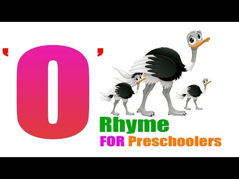 O Rhyme For Preschoolers ||O for Ostrich Rhyme for Kids | The letter O song for children