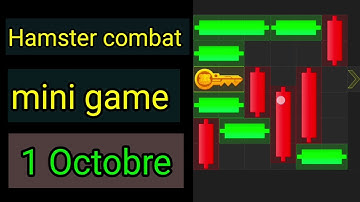 1 October Mini Game Key 100% Solved | Hamster Kombat Puzzle For Today 1 October