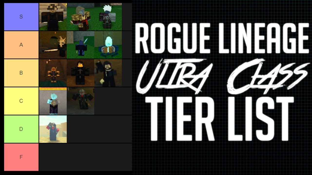 Rogue Lineage Ultra Class Tier List Youtube