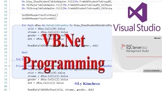 VB Net with SQL Server  Code Form Update / Insert Technic