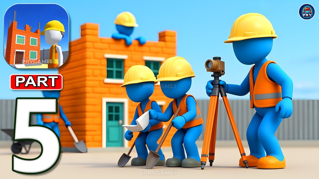 Build Construct Pro Pro Builder 3D - Gameplay Walkthrough Part 5 - Construct Homes Build ...