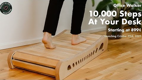 A Kickstarter Project We Love: Office Walker - The Manual Walking Pad For Your Office