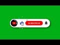 Free Green Screen YouTube Subscribe Button 🎥