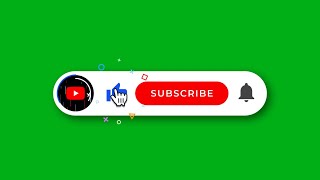 YOUTUBE SUBSCRIBE BUTTON GREEN SCREEN | FREE PROJECT!