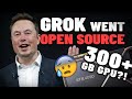 Grok just went open source  can you run it and what alternatives are there ai grok chatgpt