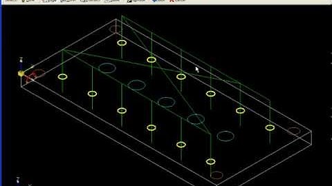 SURFCAM Tutorial - 2-Axis: Advanced Drilling - Templates and Masking