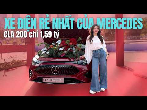 Mercedes CLA 200 EV: chỉ 1,59 tỷ, 3 màn hình, đi được 542km/1 lần sạc, khác gì bản Thái Lan?