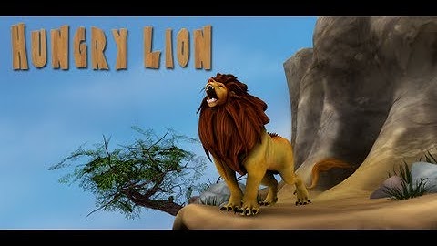Hungry Lion Puzzle Game for iPhone and Android