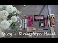 Vlog &amp; US Drugstore Haul Lazy day在downtown走走shopping+开架彩妆试色 (canon g7x mark ii)