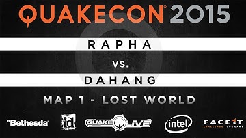 Rapha vs. DaHanG - Map 1 - Lost World (QUAKECON 2015 DUEL)