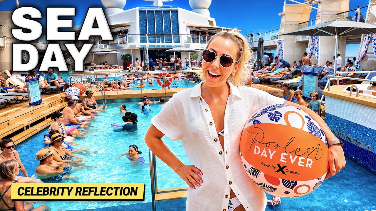 Sea Day Aboard the Celebrity Reflection | The Poolest Day Ever! Cruise Vlog 2026