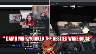 Client Reacts To CG Yoinking Besties Warehouse, Hydra vs Saints And More | NoPixel 4.0