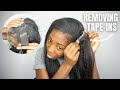 Removing My Tape In Hair Extensions After 2 Months | NO DAMAGE