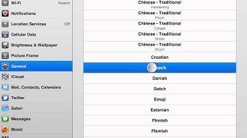 How to add Czech keyboard to iPad iOS 5