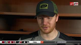 Frederik Andersen PostGame Interview | Florida Panthers vs Carolina Hurricanes