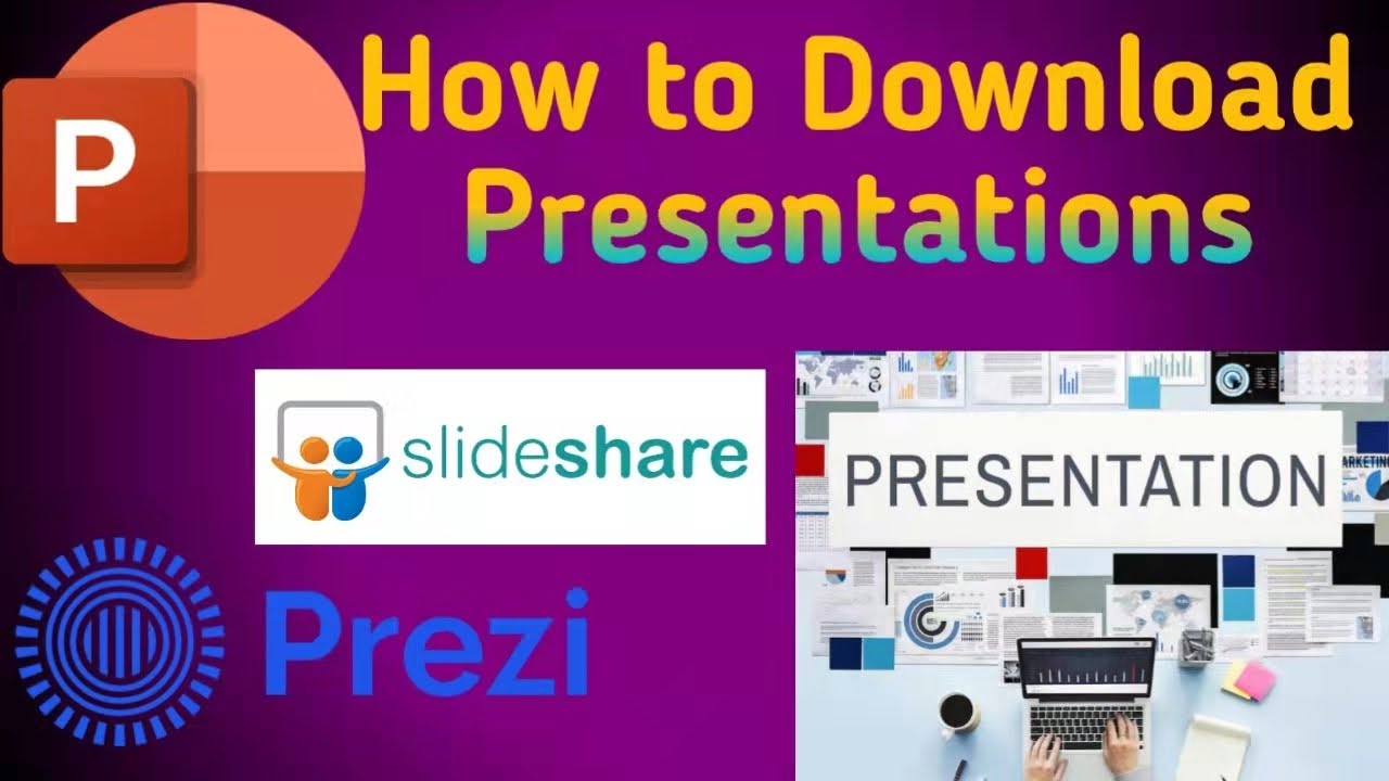 how to download presentation from website