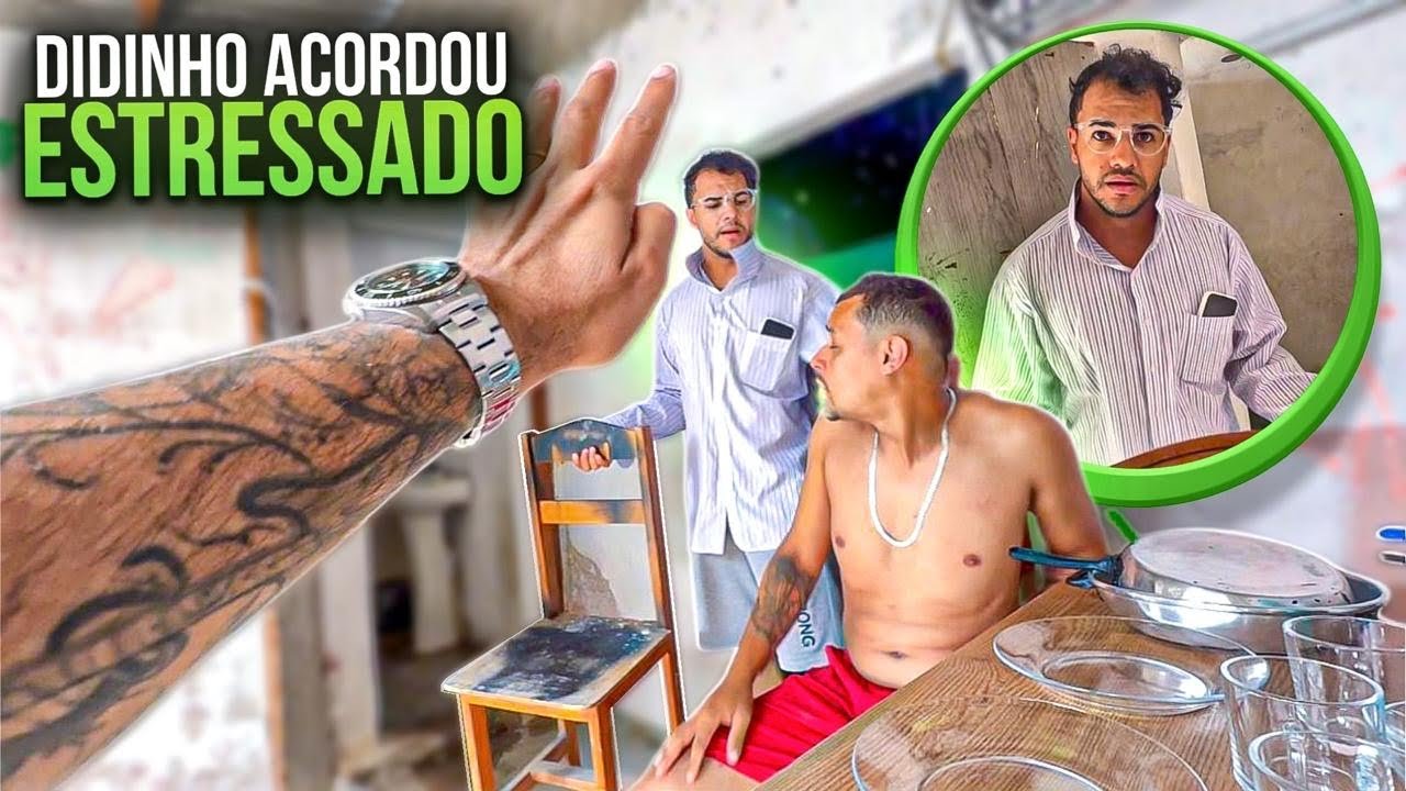 MAIS UMA VEZ ACORDARAM DIDINHO E ELE NÃO GOSTOU | DIDINHO 