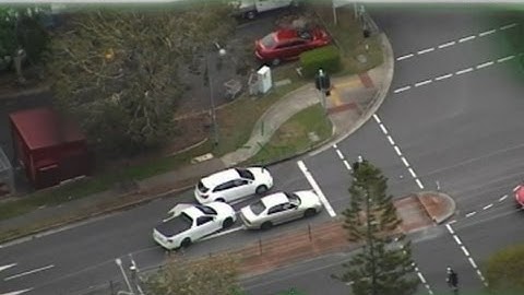 Raw: Vehicle Drives Wrong Way in Police Chase