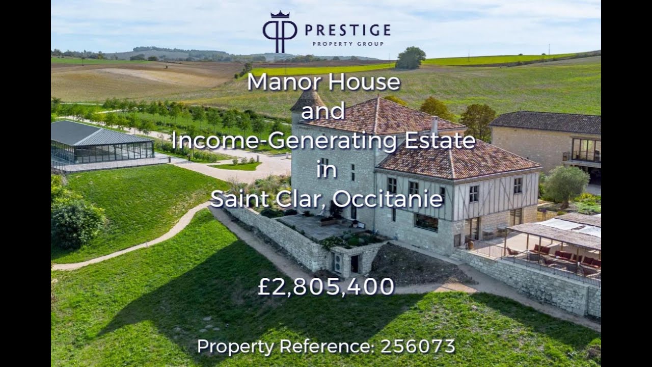 Manor House and Estate for sale in Saint Clar, Occitanie