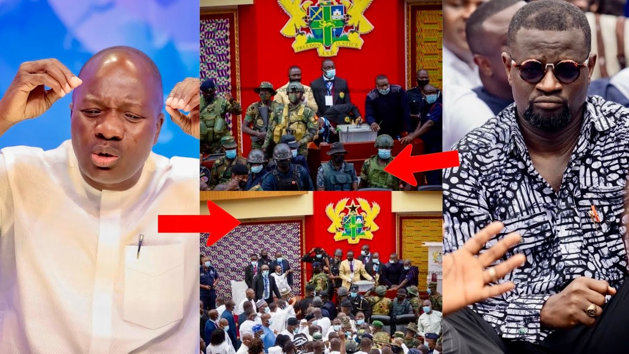 Serious Chaos in Parliament as MPs Clash Over Kpandai Seat, Parliament Police Storms Chamber