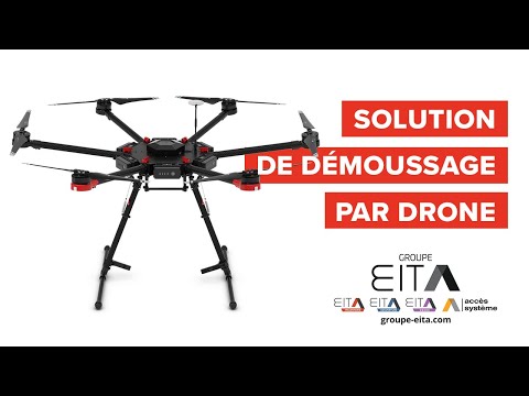 Teaser EITA - Solution de démoussage par drone