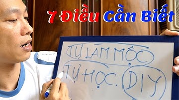 Học Nghề Mộc Làm Xưởng DIY Xưởng Gỗ Nhỏ | Việt Mộc