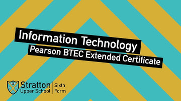 Information Technology - Pearson BTEC Extended Certificate