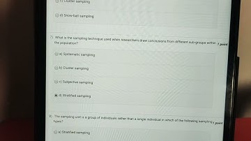 BCBR #NPTEL #answerkey ,cycle 5 assignment 11, Sampling methods.