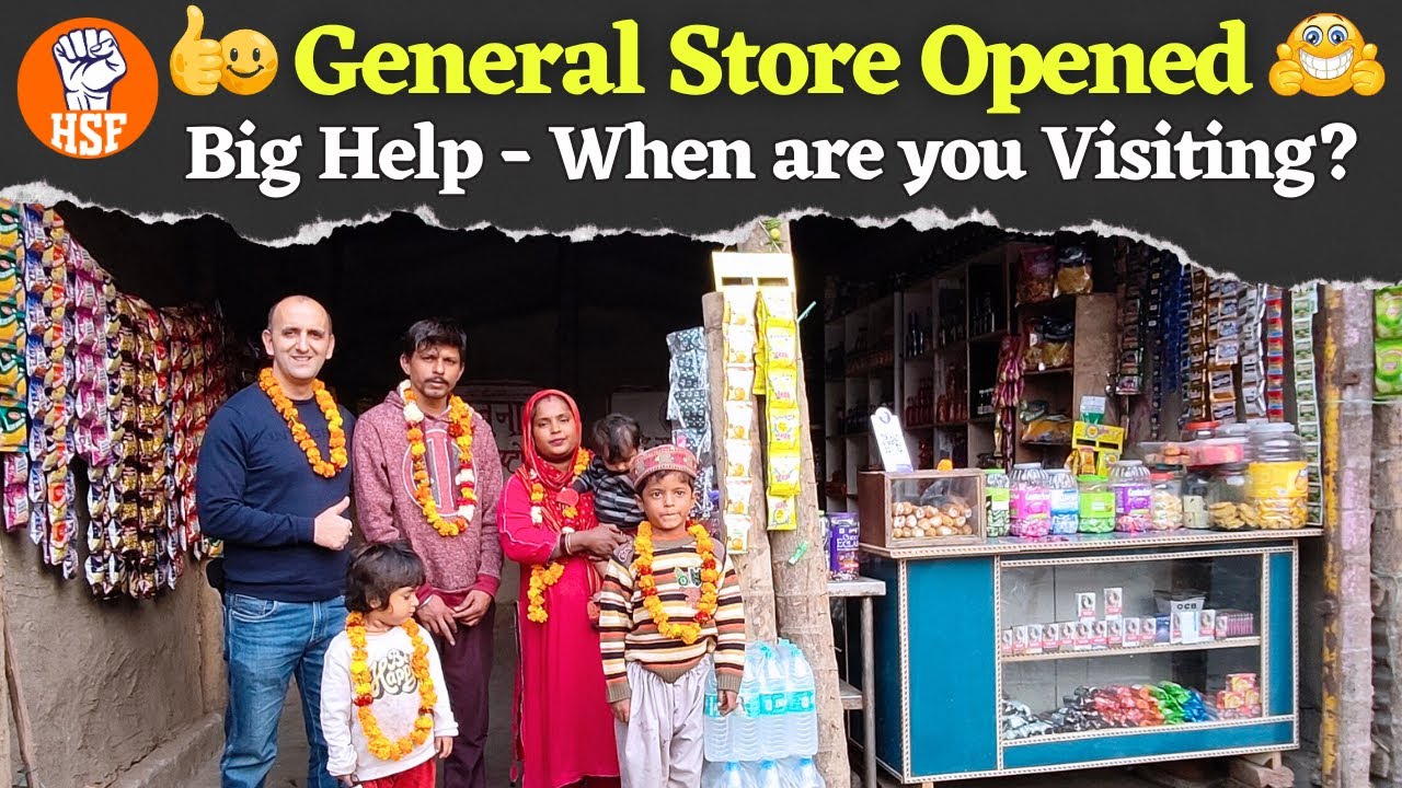 General Store Opened in Delhi for a Refugee Family | When are you Visiting | HSF