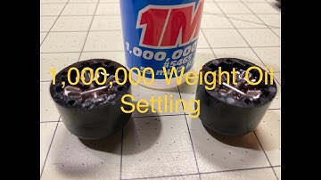 1,000,000 weight oil settling